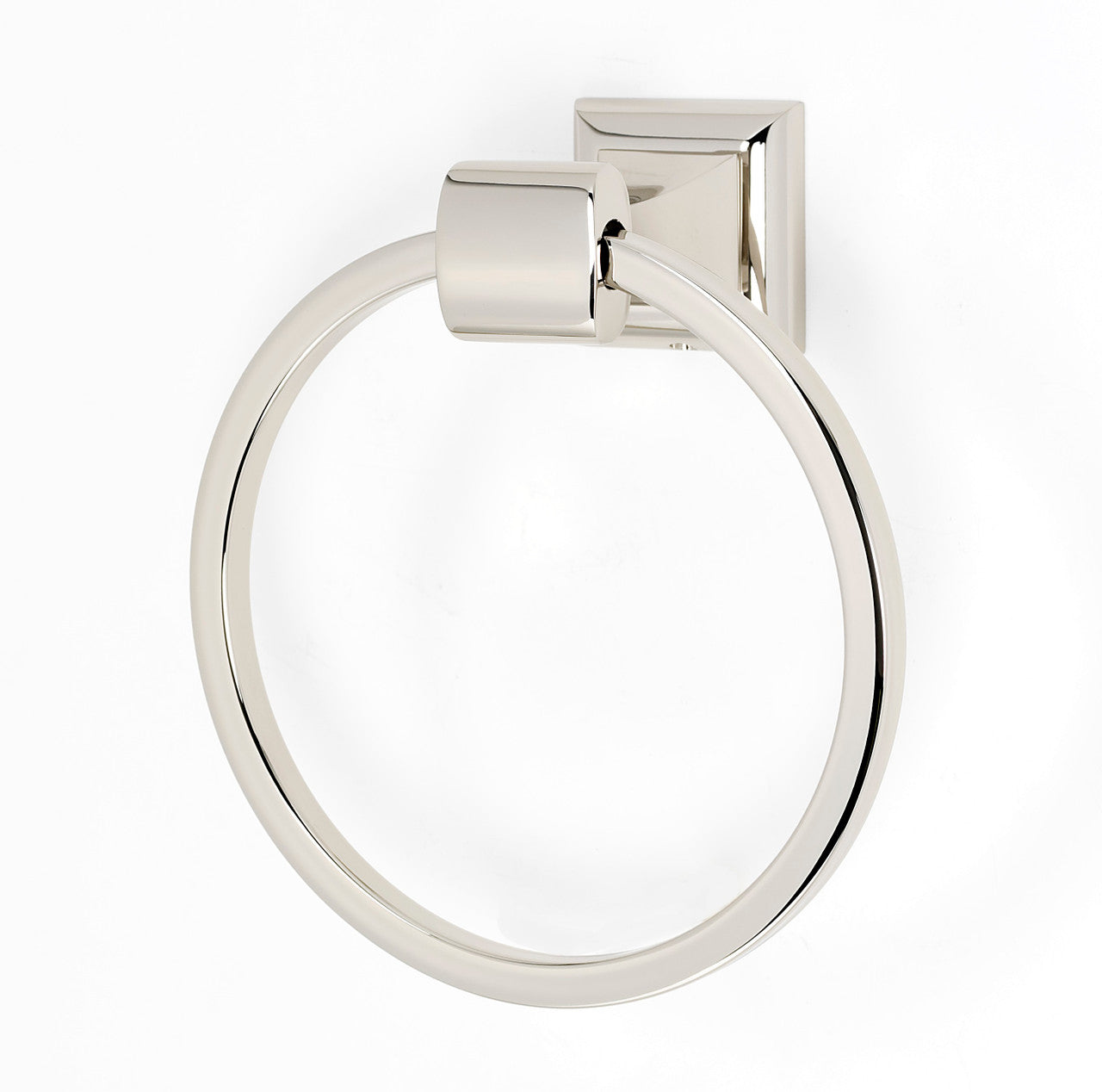 Alno A7440-PN: Manhattan Towel Ring - Polished Nickel