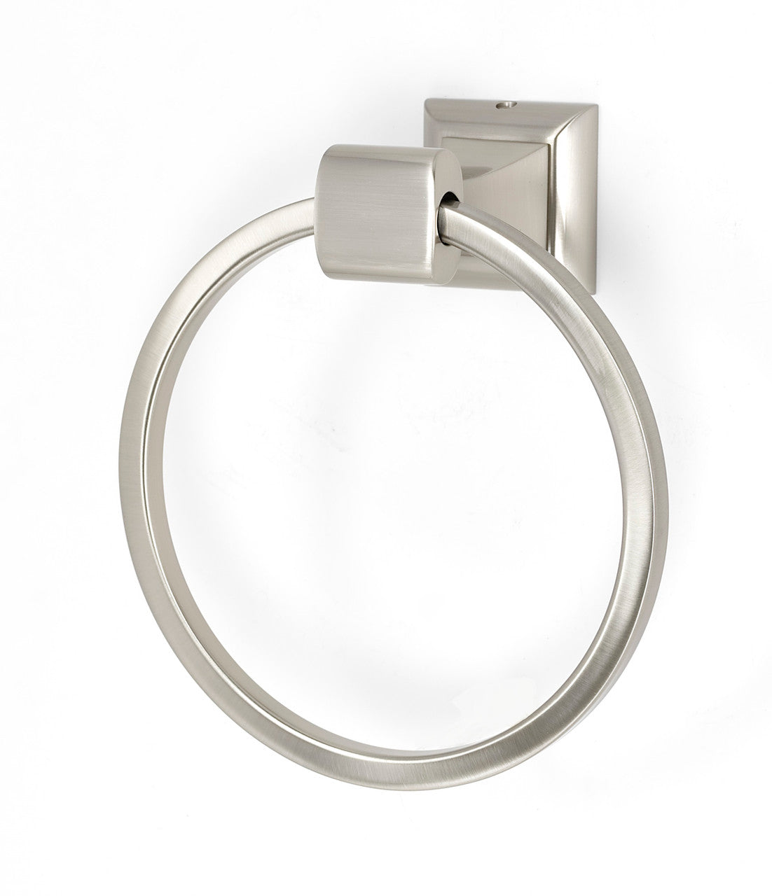 Alno A7440-SN: Manhattan Towel Ring - Satin Nickel