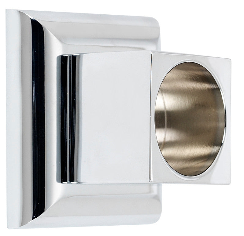 Alno A7446-PC: Manhattan Shower Rod Mounting Brackets (pair) - Polished Chrome