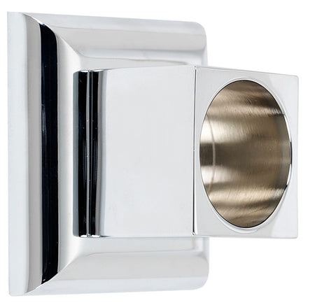 Alno A7446-PB/NL: Manhattan Shower Rod Mounting Brackets (pair) - Unlacquered Brass