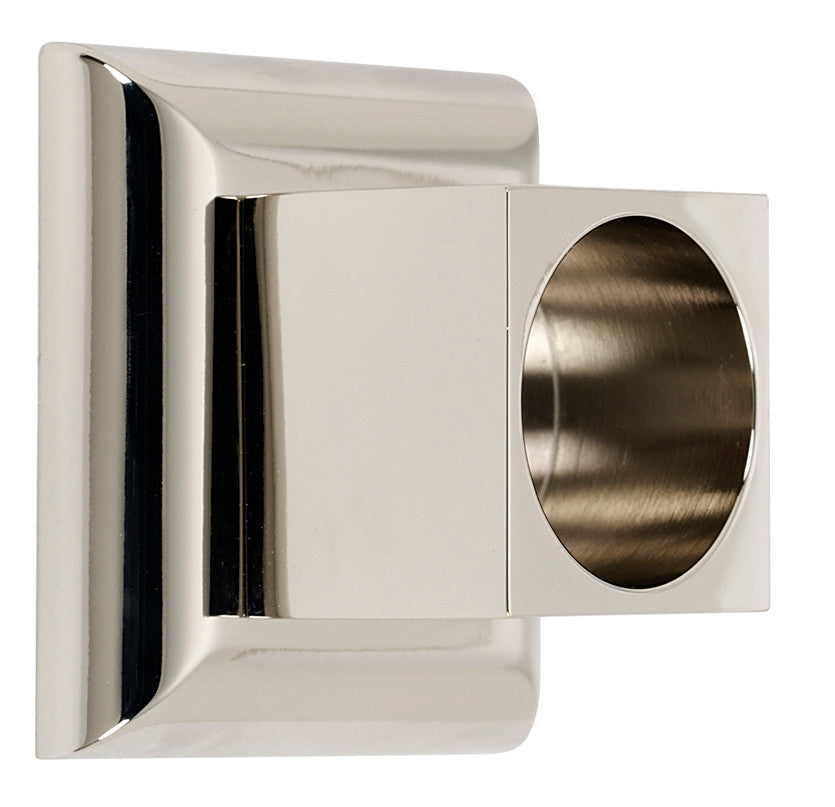 Alno A7446-PN: Manhattan Shower Rod Mounting Brackets (pair) - Polished Nickel