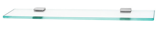 Alno A7450-24-PC: 24" Manhattan Glass Shelf w/Brackets - Polished Chrome