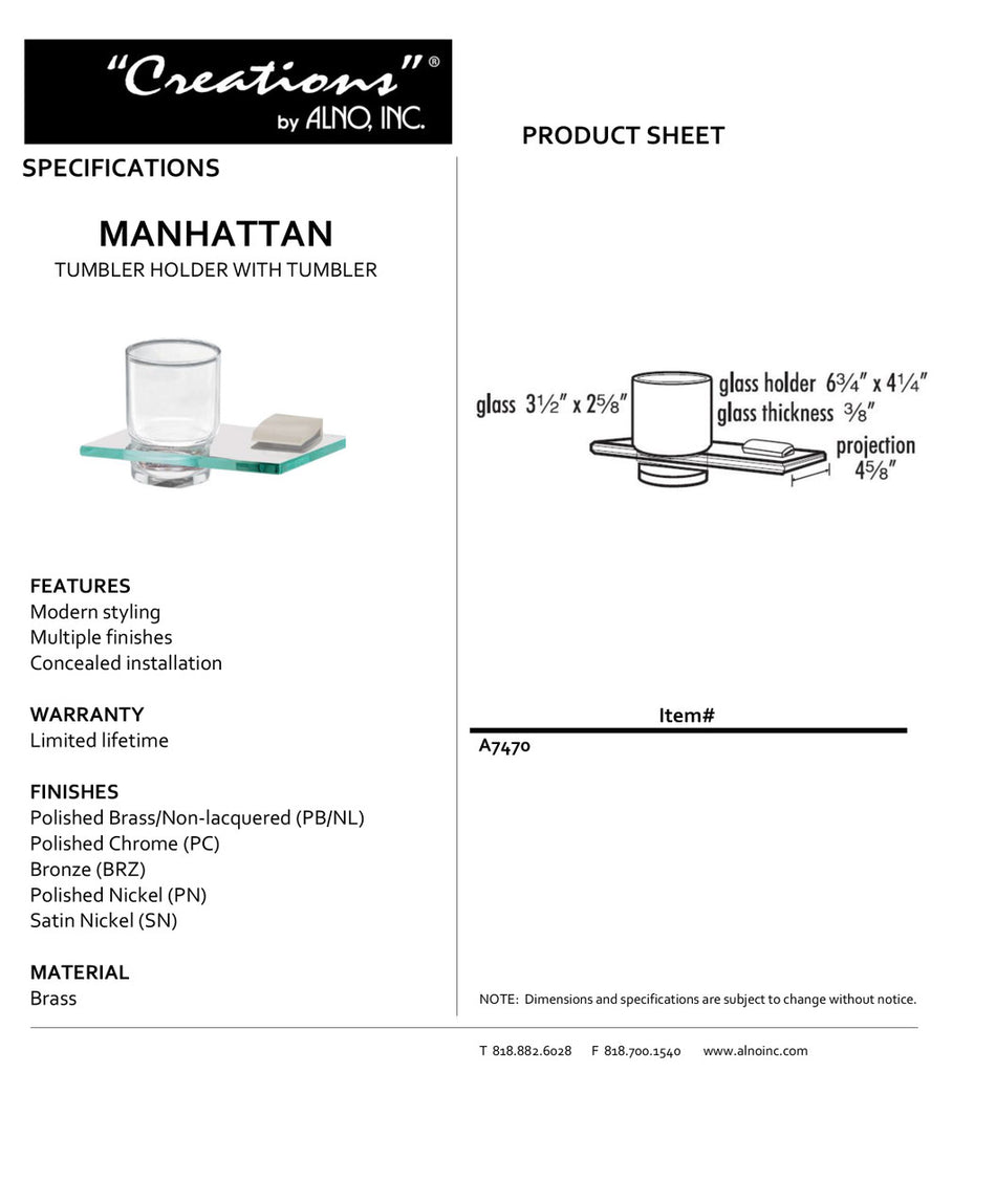 Specificaton Sheet