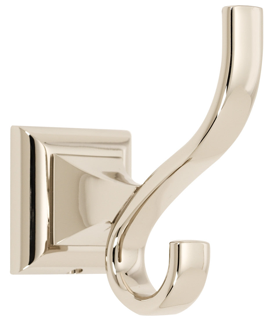 Alno A7499-PN: Manhattan Double Robe Hook - Polished Nickel