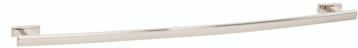 Alno A7520-30-PB/NL: 30" cc Arch Towel Bar - Unlacquered Brass