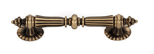 Alno A7529-AEM: 4-5/8" cc Ornate Cabinet Pull - Antique English Matte