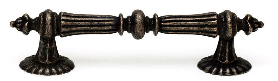 Alno A7529-BARC: 4-5/8" cc Ornate Cabinet Pull - Barcelona