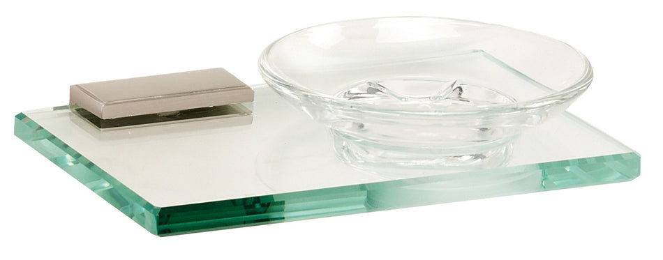 Alno A7530-SN: Arch Soap Holder w/Dish - Satin Nickel