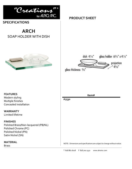 Specificaton Sheet