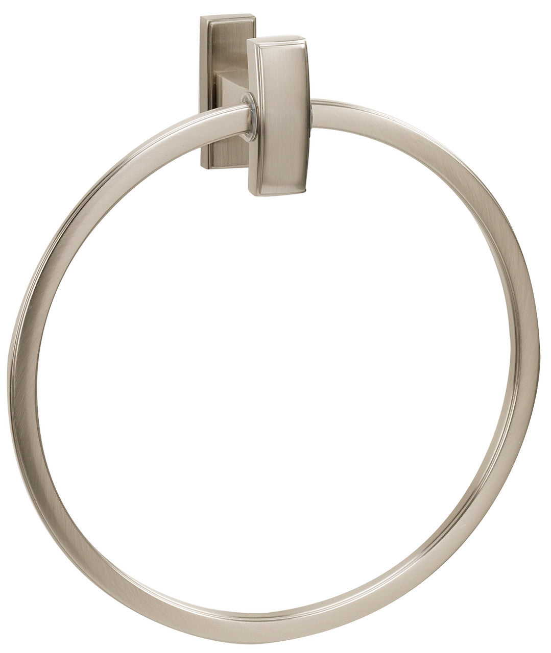 Alno A7540-SN: 7" Arch Towel Ring - Satin Nickel