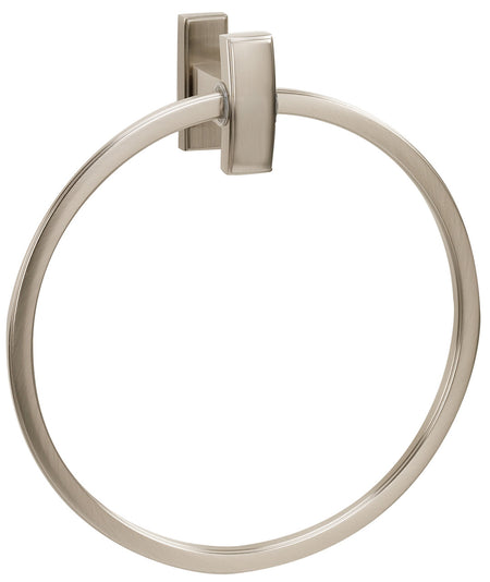 Alno A7540-SN: 7" Arch Towel Ring - Satin Nickel
