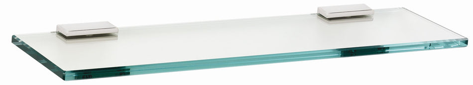 Alno A7550-24-PC: 24" Arch Glass Shelf w/Brackets - Polished Chrome