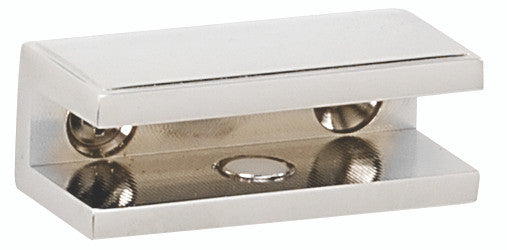 Alno A7550-PB/NL: Arch Glass Shelf Brackets - Unlacquered Brass