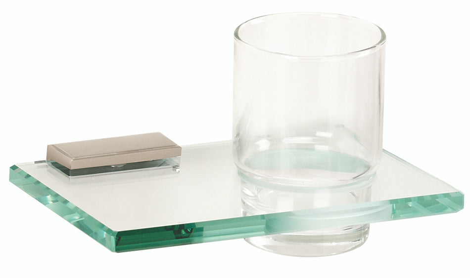 Alno A7570-SN: Arch Tumbler Holder w/Tumbler - Satin Nickel