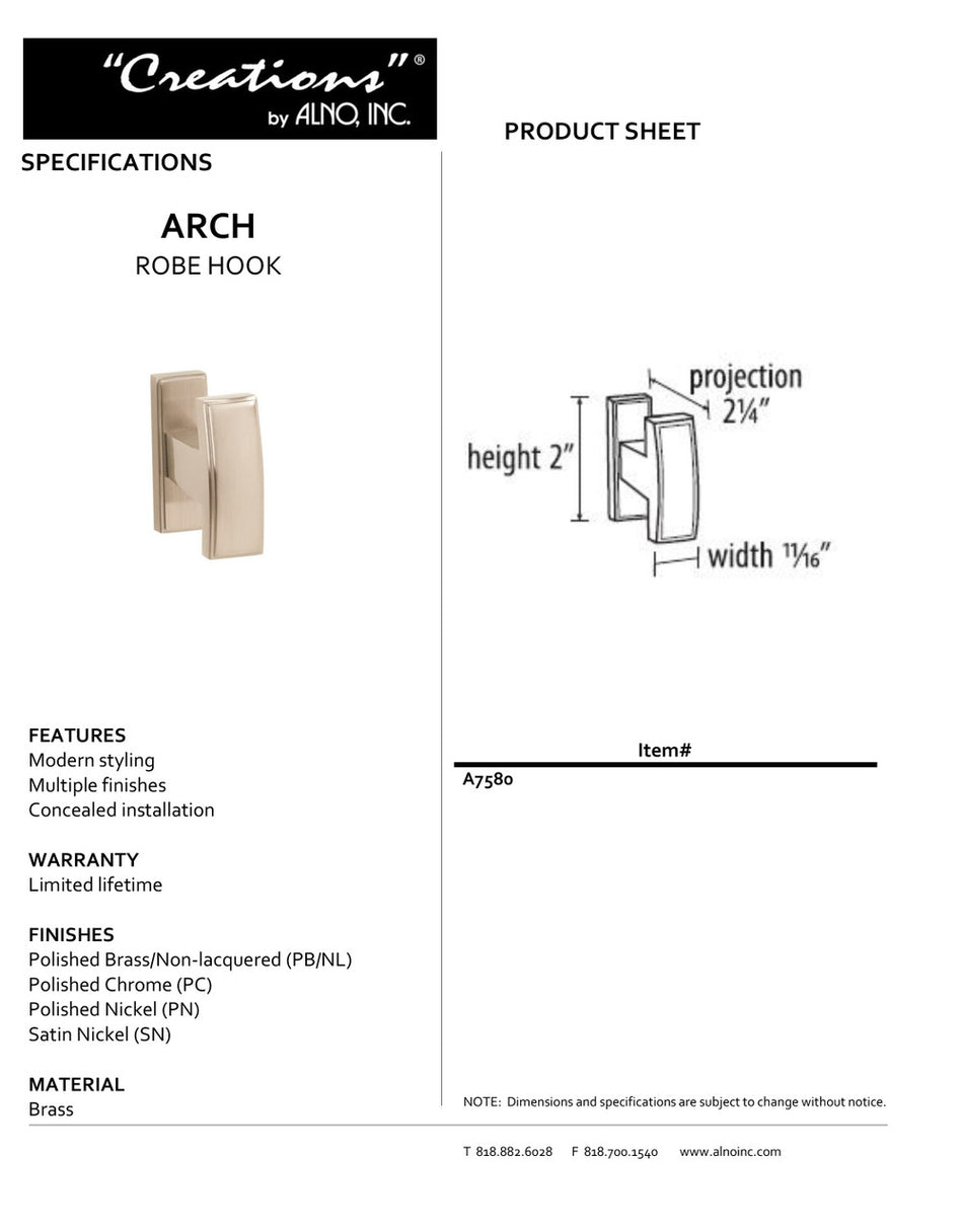 Specificaton Sheet