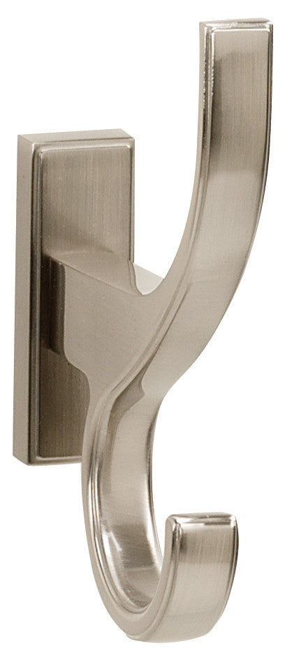 Alno A7599-SN: Arch Double Robe Hook - Satin Nickel