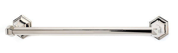 Alno A7720-18-PN: 18" cc Nicole Towel Bar - Polished Nickel