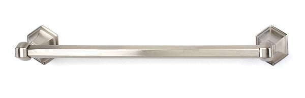 Alno A7720-18-SN: 18" cc Nicole Towel Bar - Satin Nickel