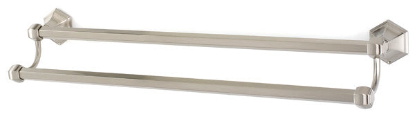 Alno A7725-24-SN: 24" cc Nicole Double Towel Bar - Satin Nickel