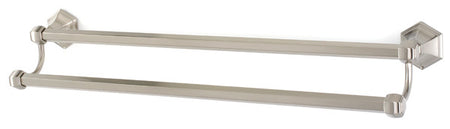 Alno A7725-24-SN: 24" cc Nicole Double Towel Bar - Satin Nickel