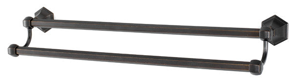 Alno A7725-30-BARC: 30" cc Nicole Double Towel Bar - Barcelona