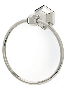 Alno A7740-PC: Nicole Towel Ring - Polished Chrome