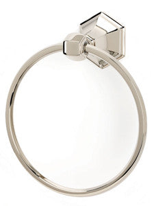 Alno A7740-PN: Nicole Towel Ring - Polished Nickel