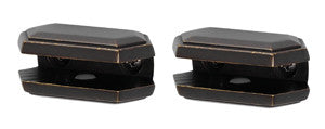 Alno A7750-BARC: Nicole Shelf Mounting Brackets (pair) - Barcelona