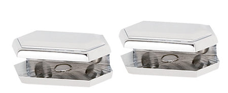 Alno A7750-PC: Nicole Shelf Mounting Brackets (pair) - Polished Chrome