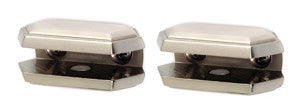 Alno A7750-SN: Nicole Shelf Mounting Brackets (pair) - Satin Nickel