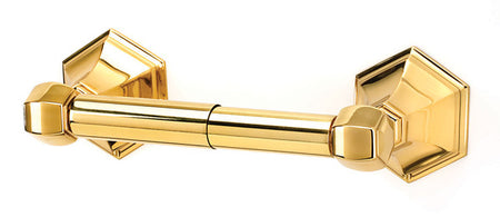 Alno A7760-PB/NL: Nicole Tissue Holder - Unlacquered Brass