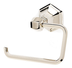 Alno A7766-PN: Nicole Single Post Tissue Holder - Polished Nickel