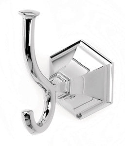 Alno A7799-PC: Nicole Double Robe Hook - Polished Chrome
