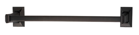 Alno A7920-18-BRZ: 18" cc Geometric Towel Bar - Bronze