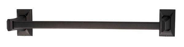 Alno A7920-18-BRZ: 18" cc Geometric Towel Bar - Bronze