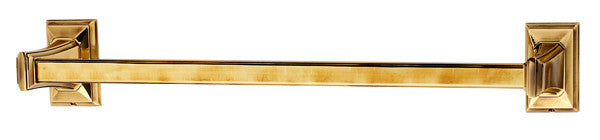 Alno A7920-18-PA: 18" cc Geometric Towel Bar - Polished Antique