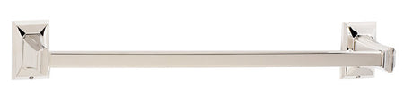 Alno A7920-18-PN: 18" cc Geometric Towel Bar - Polished Nickel