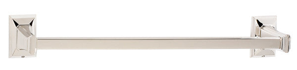 Alno A7920-18-PN: 18" cc Geometric Towel Bar - Polished Nickel