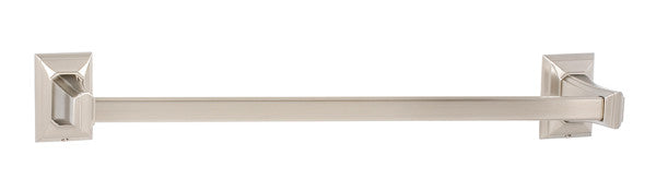 Alno A7920-18-SN: 18" cc Geometric Towel Bar - Satin Nickel