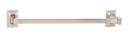 Alno A7920-18-SN: 18" cc Geometric Towel Bar - Satin Nickel