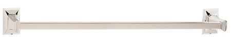 Alno A7920-24-PN: 24" cc Geometric Towel Bar - Polished Nickel