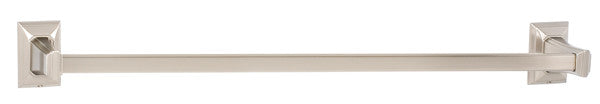 Alno A7920-24-SN: 24" cc Geometric Towel Bar - Satin Nickel