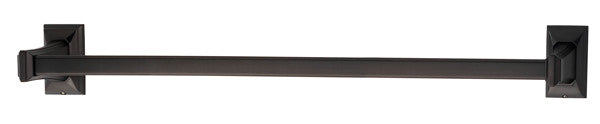 Alno A7920-30-BRZ: 30" cc Geometric Towel Bar - Bronze