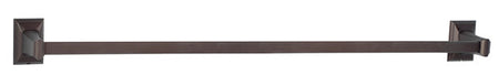 Alno A7920-30-CHBRZ: 30" cc Geometric Towel Bar - Chocolate Bronze
