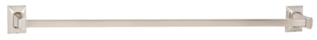 Alno A7920-30-SN: 30" cc Geometric Towel Bar - Satin Nickel