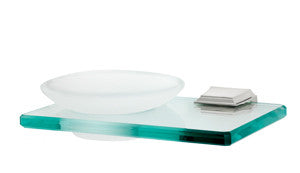 Alno A7930-PC: Geometric Soap Holder w/Dish - Polished Chrome