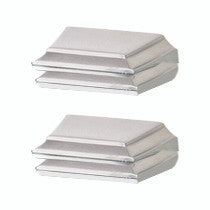 Alno A7950-SN: Geometric Shelf Mounting Brackets (pair) - Satin Nickel