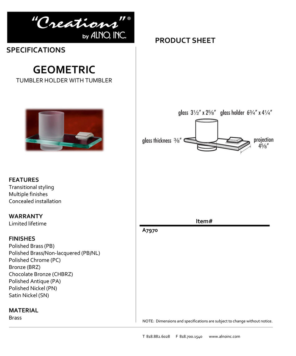 Specificaton Sheet