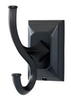Alno A7999-BRZ: Geometric Double Robe Hook - Bronze