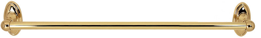 Alno A8020-18-PB: 18" cc Classic Traditional Towel Bar - Polished Brass